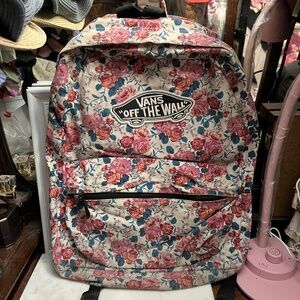 Vans Leila Off The Wall Floral Backpack
